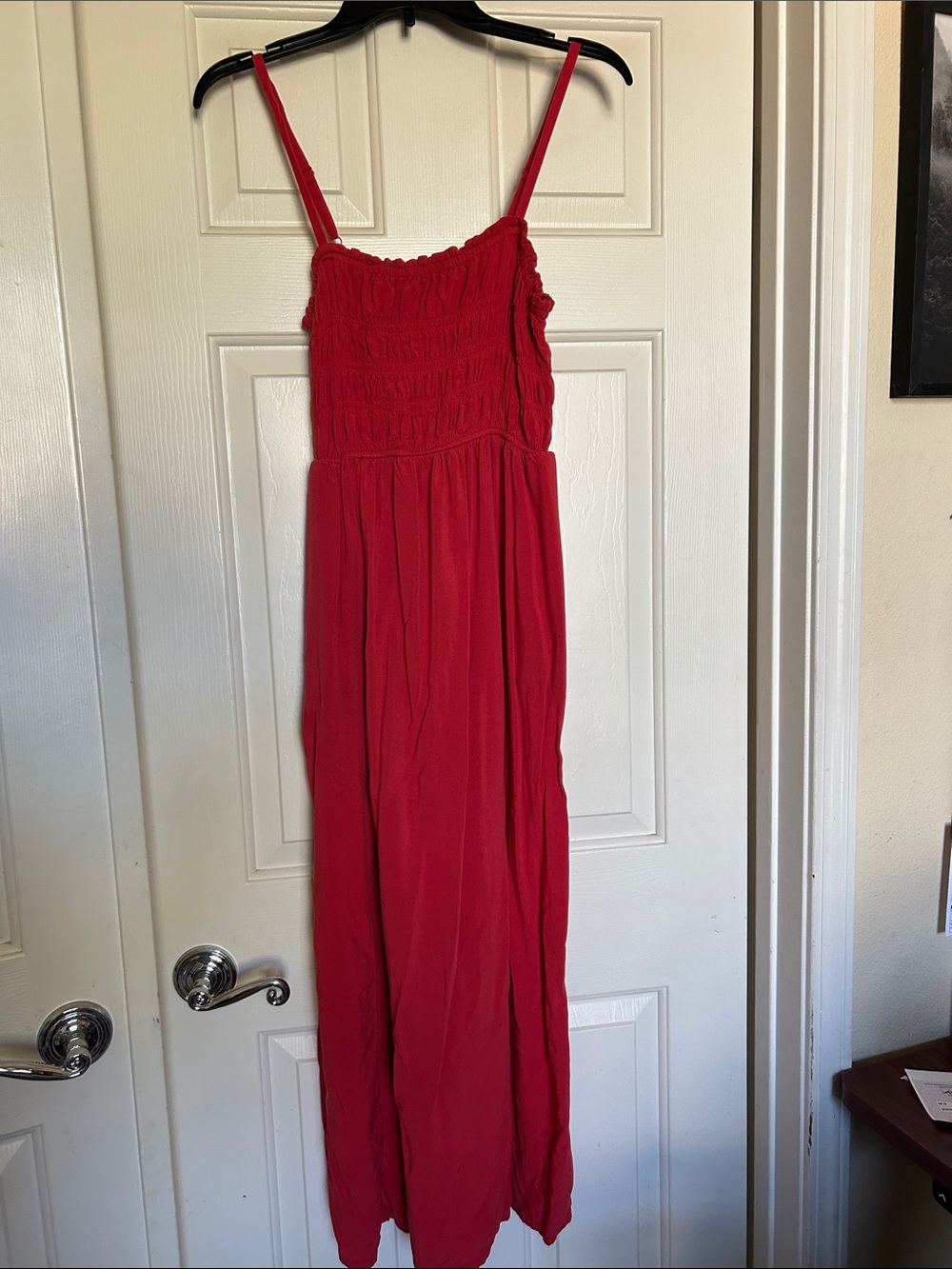 Coral Red Sun Dress
